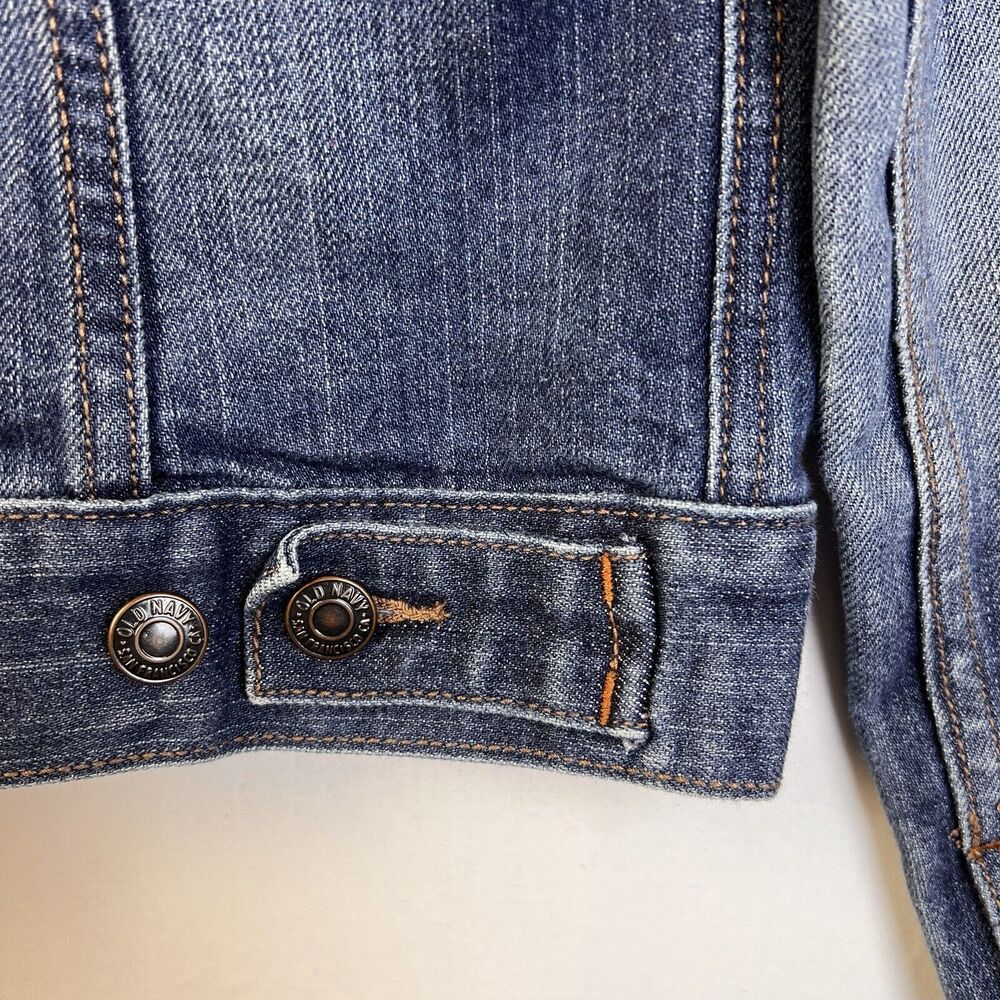 Old Navy Jean Jacket Women's Small Denim Western Utility Outdoors Cotton Casual - Picture 9 of 9